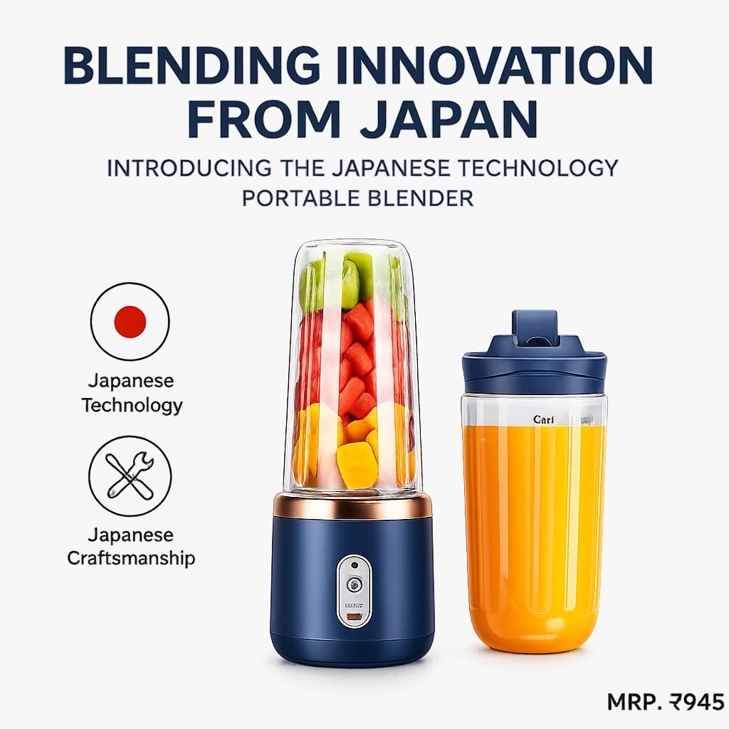 Portable Blender Pro - 6 Blades. 2 Cups.